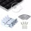 High-Quality Solar Panel Mounting Brackets, Easy Installation Z Bracket Design, Nuts and Bolts Included for Quick Setup (4 Pack) 4