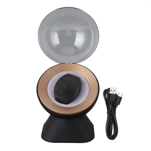 Automatic Single Watch Winder Box USB Black ABS Storage Case 1