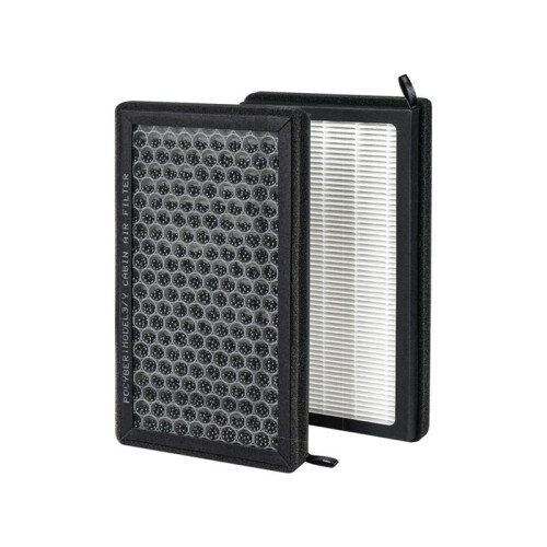 2Pcs Activated Carbon Double-Layer Air Conditioning Filter Replacement Kit for  Model 3/Model Y 2016-2025