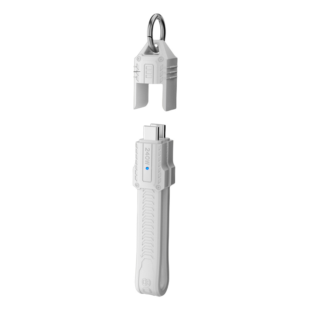 Short Usb4 Data Cord Flexible Fpc Cable 80Gbps- White 7732000556647
