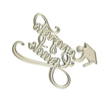 Gefeliciteerd Grads Carbon Steel Die Cut-sjablonen voor het