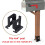 Sturdy Metal Deck Post Anchors Base Brackets with Adjustable 5