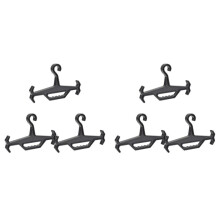Heavy Duty Hanger for Vest Wetsuit Hanger,Survival Equipment Storage Organizer Black 6PCS