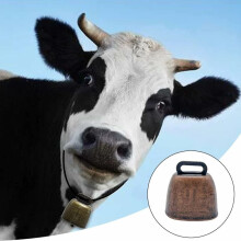 Campanas para animales de granja, campanas antipérdida de sonido nítido y brillante para facilitar la localización de mascotas y ganado en