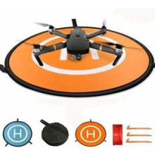 Fast Fold Portable Drone Landing Pad, Double Sided Universal Quadcopter Landing Zone for DJI Mavic Pro Phantom, Waterproof Material & Reflective