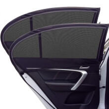 Pare-soleil de voiture ajustable à double couche, protection de la vie privée, installation facile pour un ajustement sur mesure, protection contre