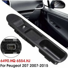 Interruttore alzacristalli elettrico per Peugeot 207, 2007-2015, alta sensibilità, risposta rapida, produzione professionale, compatibile con il