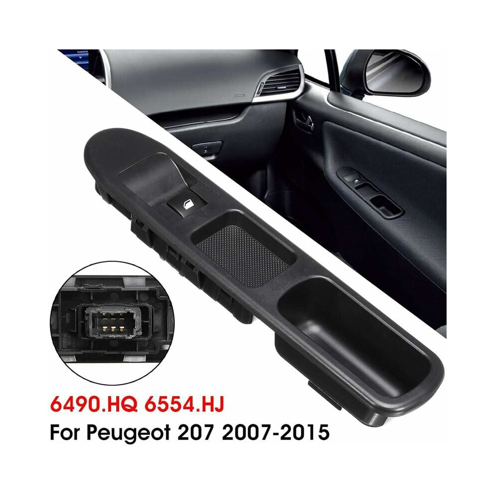 Electric Window Switch For Peugeot 207, 2007-2015, High Sensitivity Quick Response Professional Manufacturing Compatible For Passengers Side, Easy 9169997149466