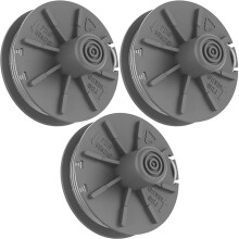Hochwertige ABS-Spule, flexible Nylonschnur, 3er-Set für Bosch Art-Rasentrimmer, einfacher Schnurwechsel für maximalen Schneidkomfort.