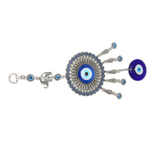 Turkish Blue Eye Wall Ornament Retro Style for Home Car Mirror Office Luck