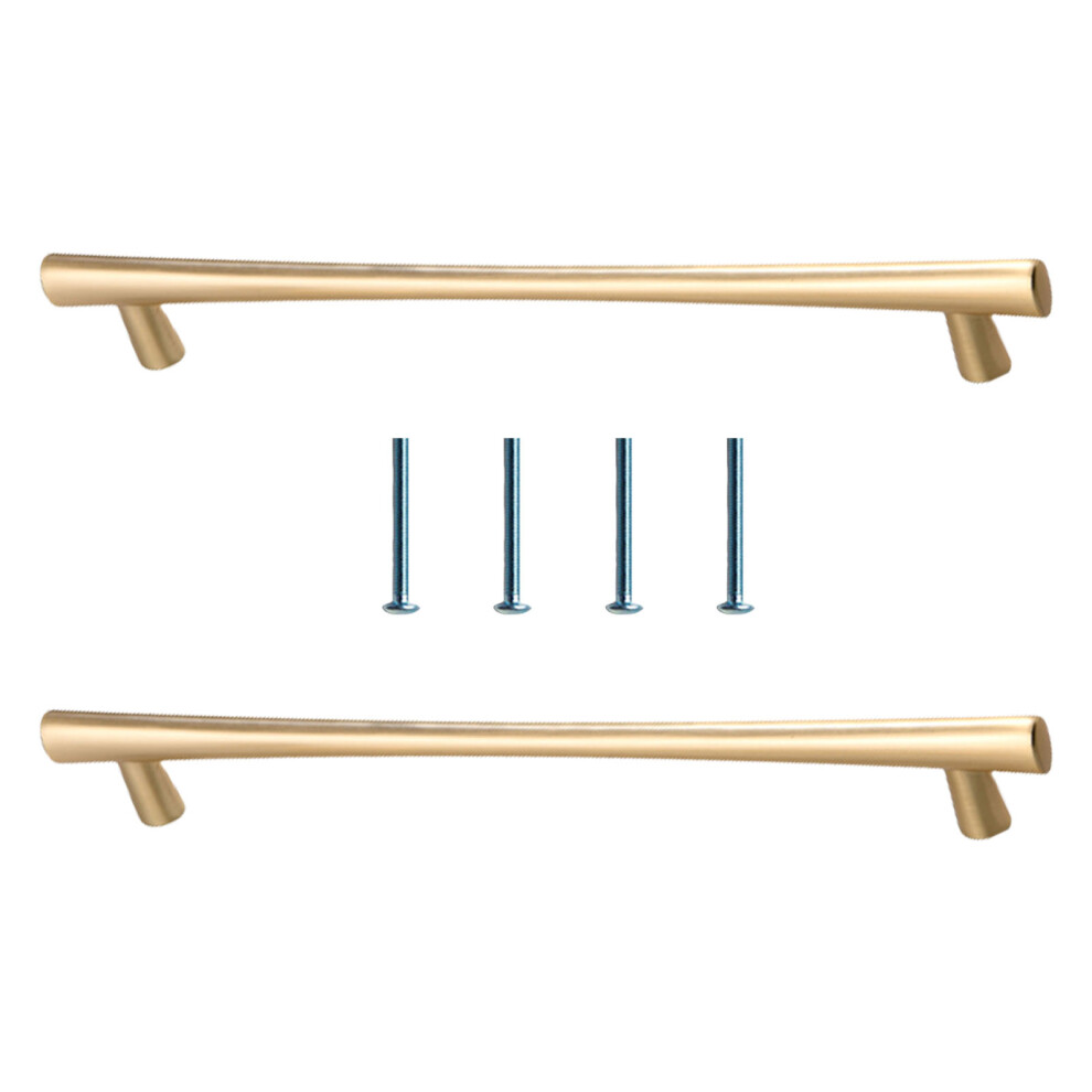 Pair Cabinet Handle Furniture Pulls-Copper Brushed Wire 192Mm 7732000566998
