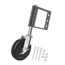 Portable Sturdy Gate Casters Accessory for Stable-5 inch black