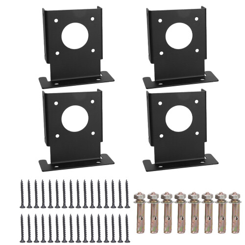 Sturdy Metal Deck Post Anchors Base Brackets with Adjustable