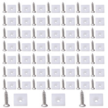 100/150Pcs Plastic Back Wall Connectors Drawer Wedges with-100