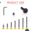 Practical 141pcs Crib Screw and Nut Set With Multiple M6 Size 3