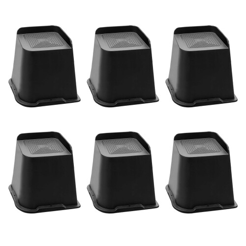 4/6Pcs Heavy Duty Bed Risers for Couch Sofa Table-5 inches 6