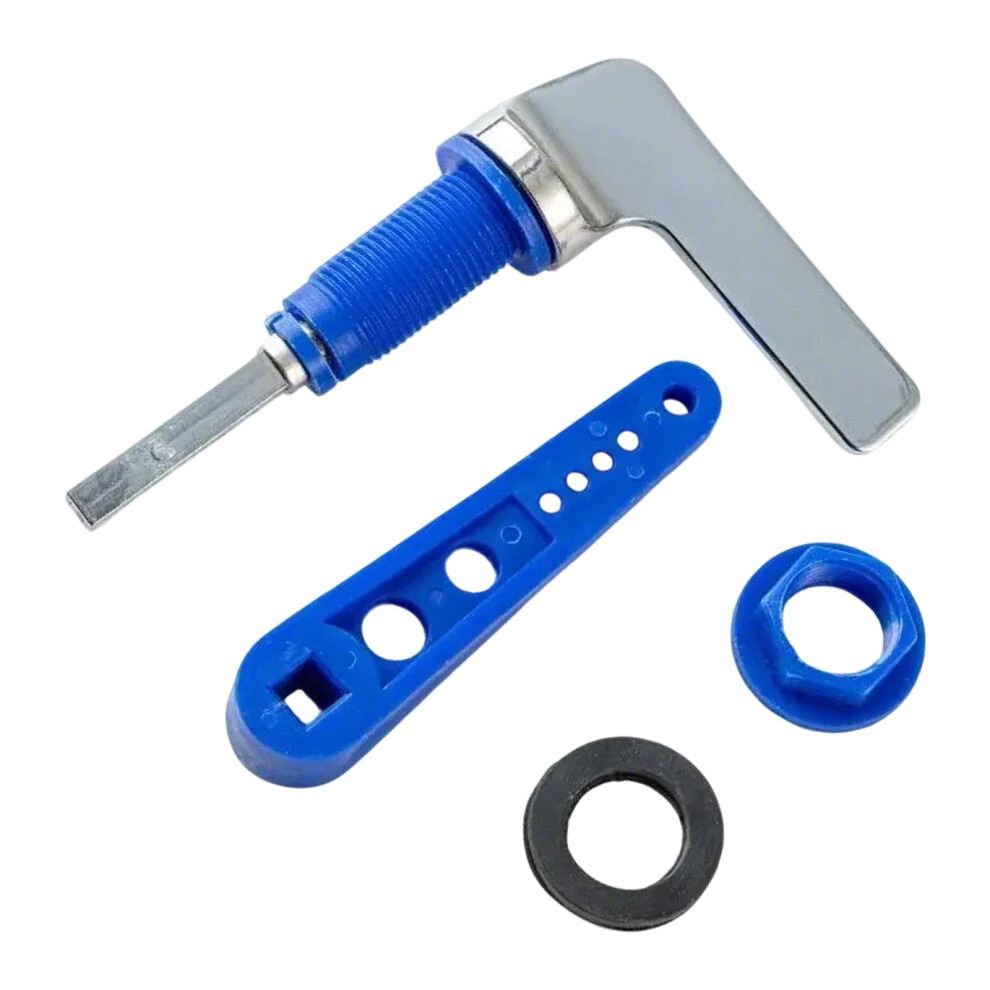 Toilet Flush Lever Handle Side Mount Zinc Alloy Toilet-Blue 7732000568961