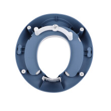 Himmelblauer Baby-Toilettensitz mit Griffen, weich & rutschfest für Jungen & Mädchen