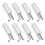 8 Pack Practical Push to Open Magnetic Latches for Hide-Silver 1