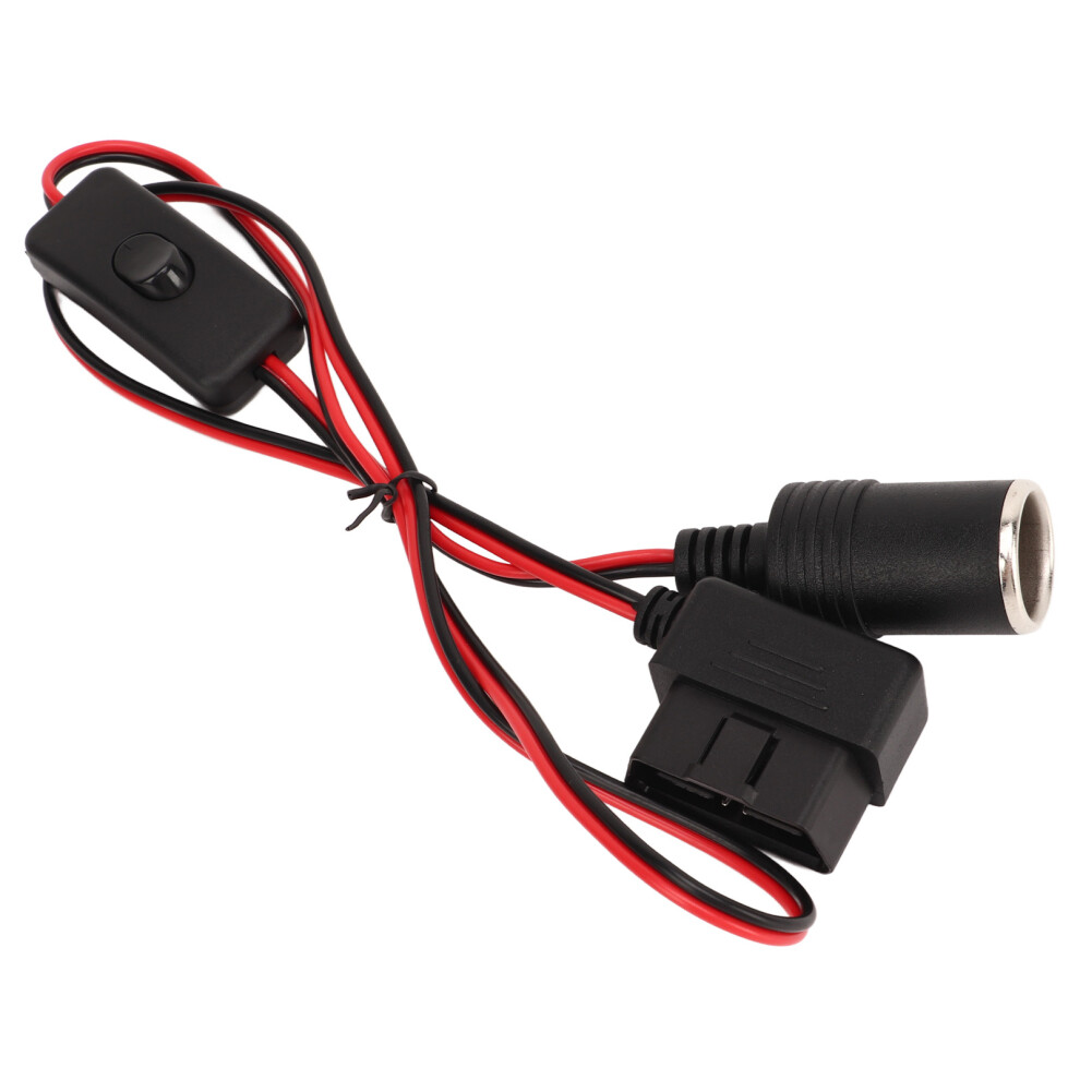 Waterproof 16Pin Obd2 To Cigarette Lighter Power Adapter For Car 9301377833651