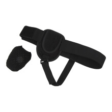 Unisex Herniengürtel aus Schaumstoff, verstellbar, 86-140 cm, Schwarz
