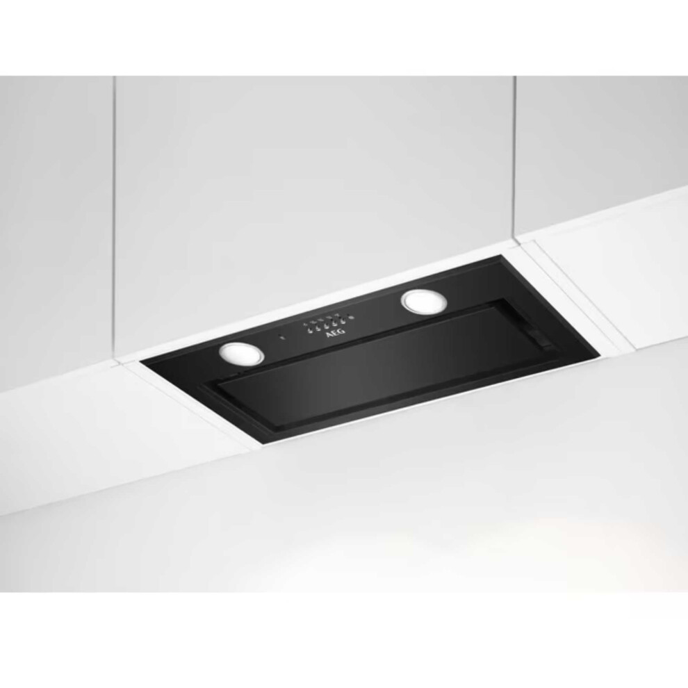 Aeg Dge5661hb 6000 54Cm Built In Smart Hood - Black
