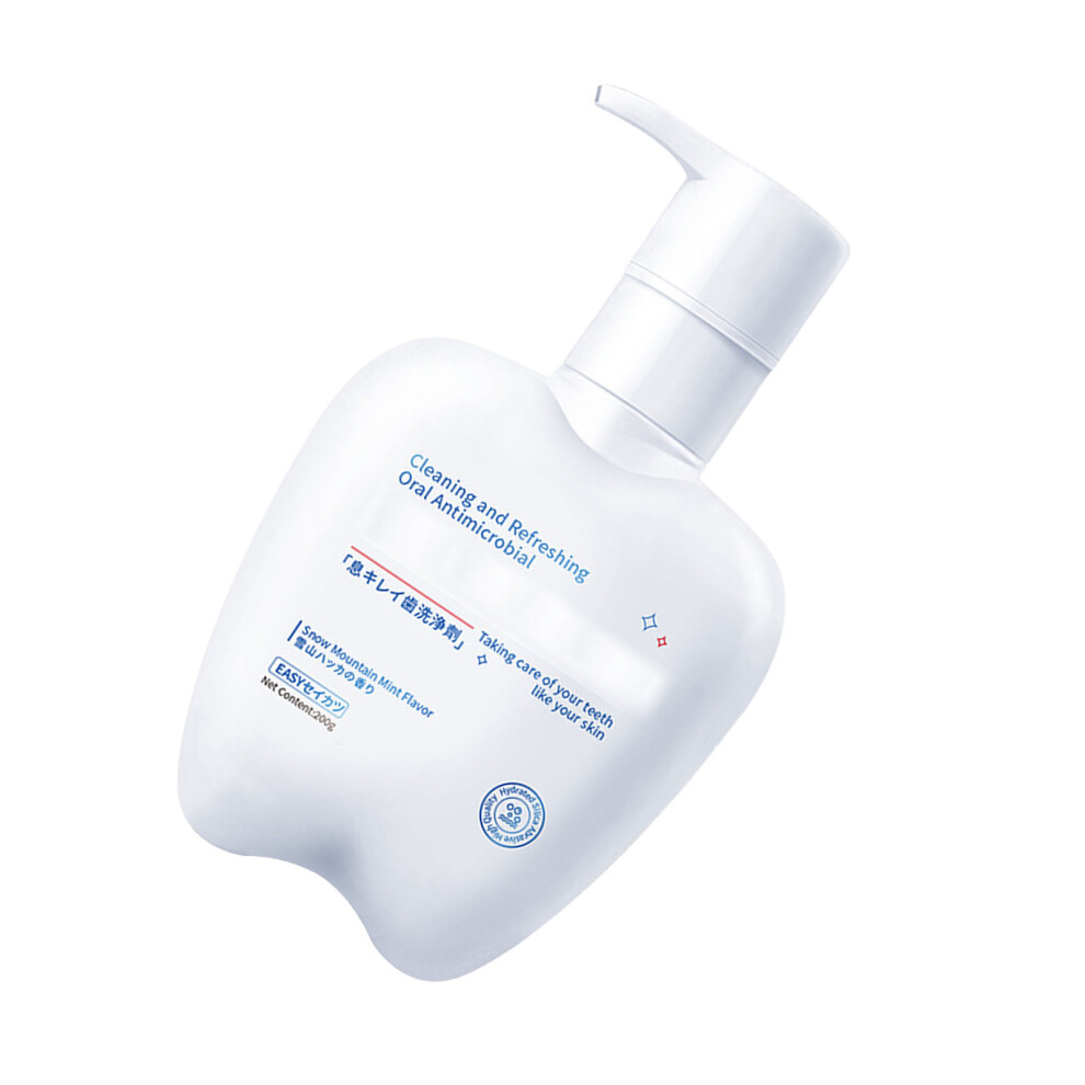 Portable Tooth Cleaning Agent for Whitening Tartar & Odor Removal, Plastic