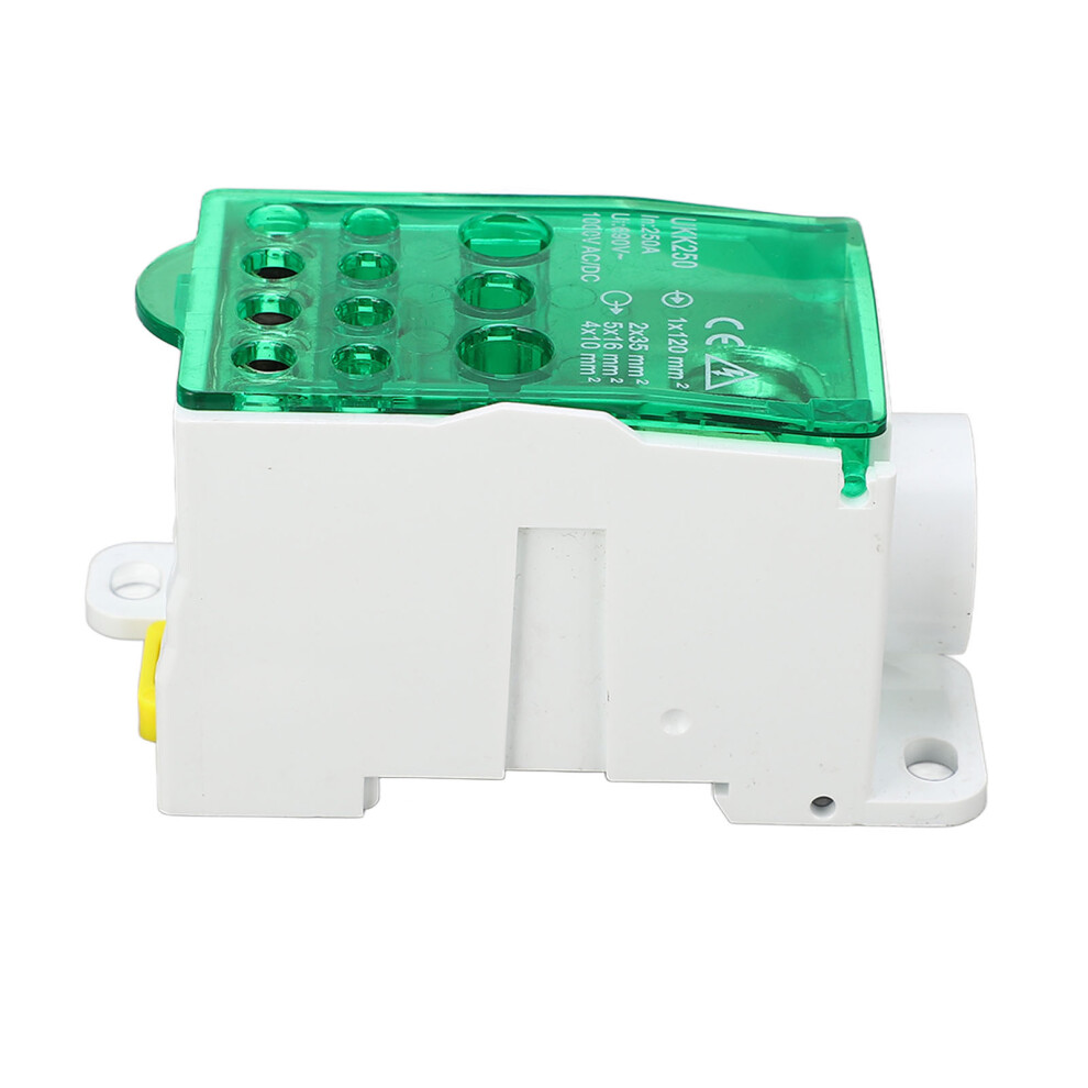 Terminal Block Junction Box Green 690V 250A Din Rail Power Distribution 9311370180690