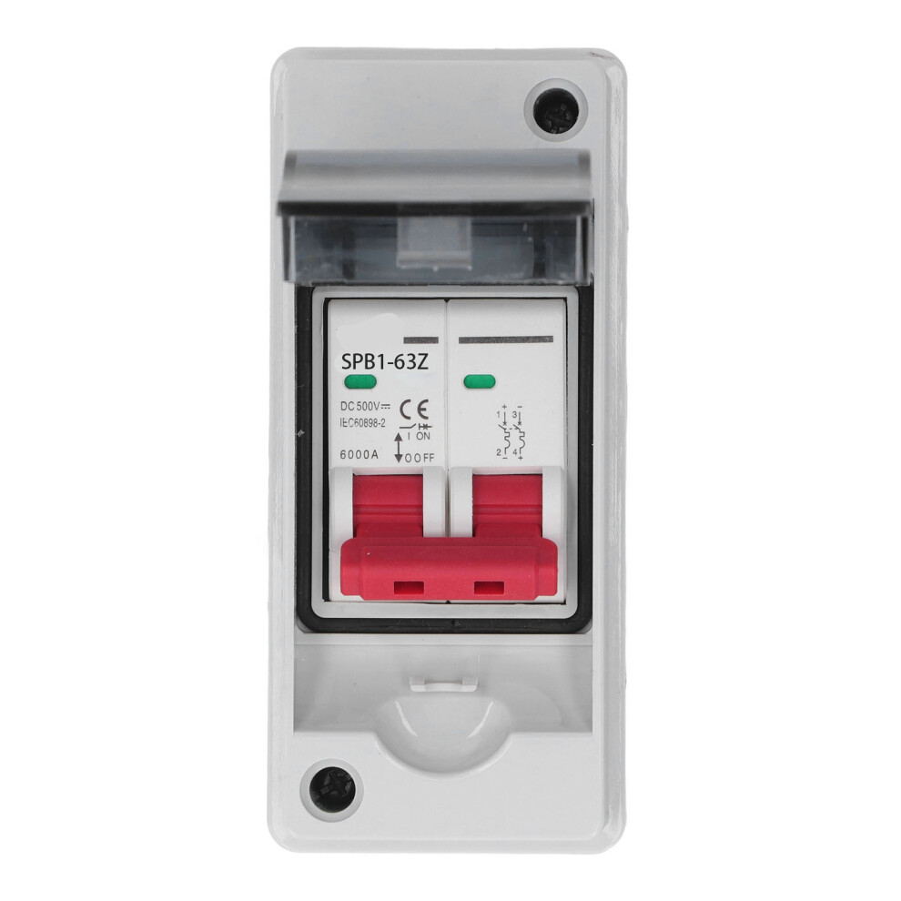 Solar Pv Breaker Ip65 Waterproof Box 32A Disconnect Switch Dc500v 4671370180898