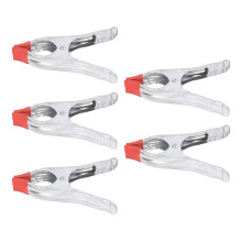 Pince à ressort pour projets de bricolage, outil de serrage rapide et facile avec mécanisme à ressort intégré, pinces métalliques à maintien
