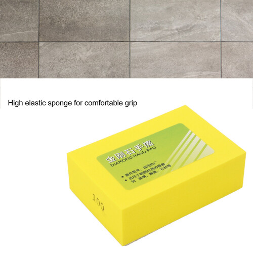 Diamond Hand Sanding Block for Stone Glass Ceramic Edging Deburring 100 Grit 2