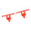 Compact Red Tail Fin Ornament for Clogs - Durable ABS Material 5