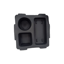 Top Cup Holder Tray Accessory for Beach Bag Water-Black