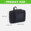 Practical Travel Hanging Toiletry Pouches Waterproof-brown 4