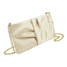 Ladies Evening Bag Satins Clutches Purses for Women-Champagne