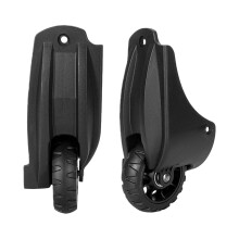 1 Pair Quiet Replacement Wheels for Suitcases with Easy
