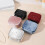 Reise-Make-up-Tasche, Samt-Make-up-Geldbörse mit-Rosa 2