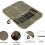 Koksmesroltas, waterdichte, gewaxte canvas messentas-Khaki 6
