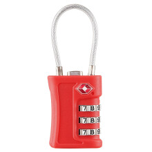 Heavy Duty Combination Padlock for Travel,Suitcase 3Digit-Red
