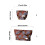 Lightweight Canvas Makeup Organizer with Floral Design for-L 5