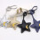Creative 3D Star PU Leather Bag Charm for Bags Keychains-Silver 6