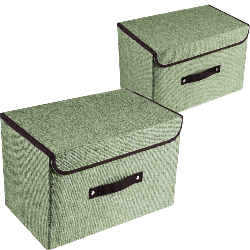 Waterproof Linen Fabric Bins, Foldable Storage Cubes For Multiroom Use And Easy Cleaning 9060116270224