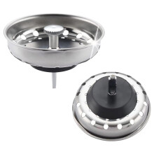 Innovative Sink Drain Basket, Anti-Clogging Design Ensures Seamless Water Flow In Your Kitchen, Stainless Steel Sink Stopper With Easy Pick-Up Stem