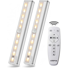 Elegant Under-Cabinet Lights, Rechargeable Wireless Led Closet Lights With Remote Control, Adjustable Brightness & Timing, Perfect For Closets,