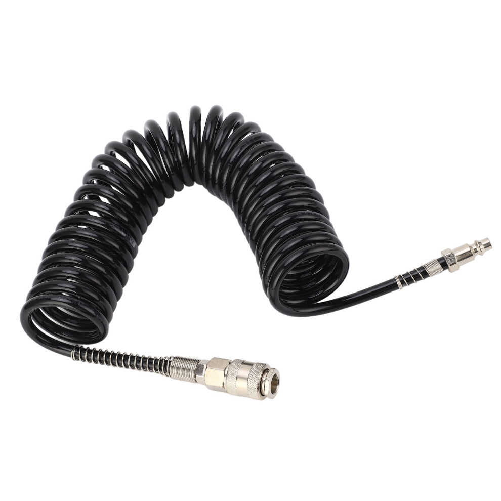 Air Hose Pressure Resistant Flexible Coiled 5M/16.4Ft For Car & Motorcycle 6931377858540