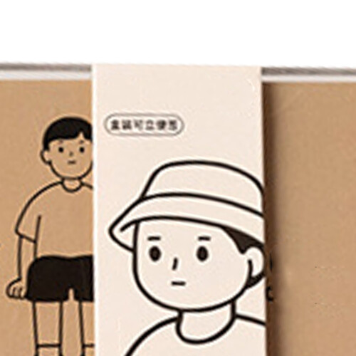 100 Sheets Mini Decorative Memo Paper - Yellow, Thicker, Easy to Write, Plastic Box 2