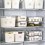 Plastic Storage Box Multi Grids Fridge Food Organizer 8 Grids 6