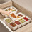 Plastic Storage Box Multi Grids Fridge Food Organizer 8 Grids 4
