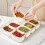 Plastic Storage Box Multi Grids Fridge Food Organizer 8 Grids 9
