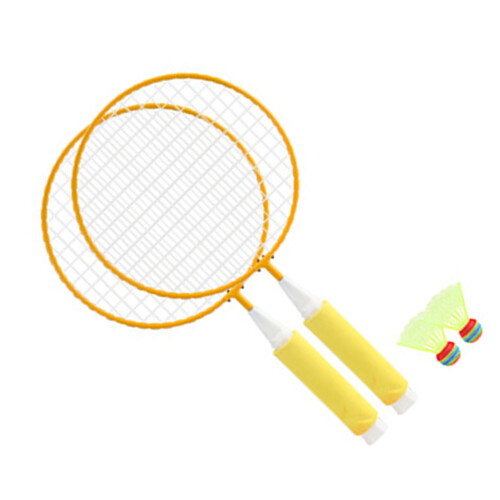 Badminton Racket Set Replacement Badminton Equipment Oversized Net Surface Steel Frame Rackets Soft Wrapped Handle Tight Stringing Lightweight Rackets 1